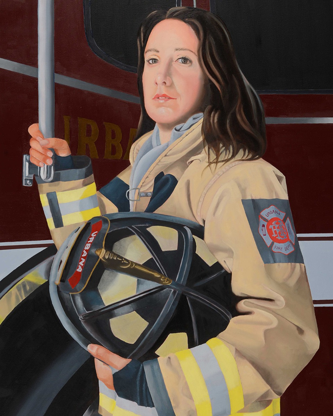 Ashlee, 30 x 24 inches, Oil on canvas