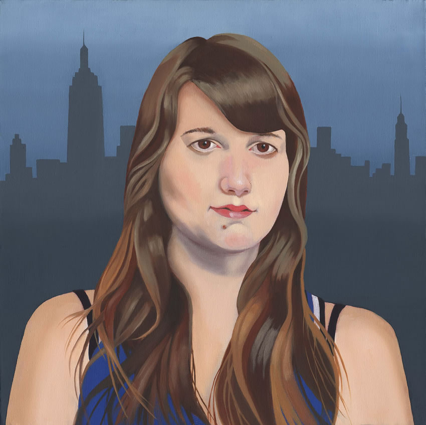 Rachel - Oil on canvas, 18 x 18